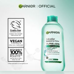 Nước Tẩy Trang Garnier Làm Sạch Tế Bào Da Chết 400ml