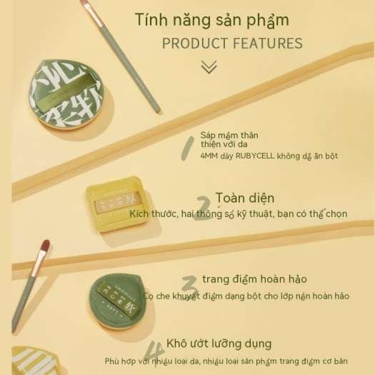 Bộ Bông Mút Trang Điểm Amortals Bonus Points Powder Puff Set