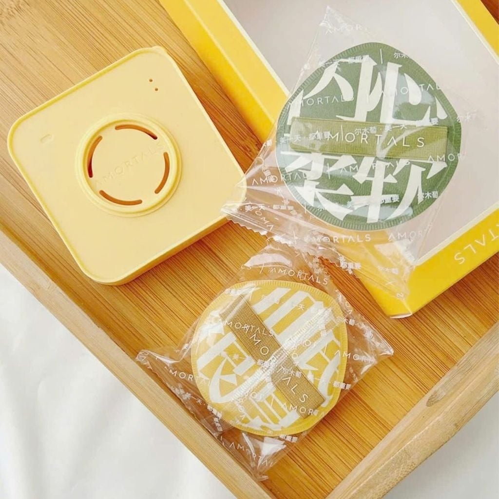 Bộ Bông Mút Trang Điểm Amortals Bonus Points Powder Puff Set