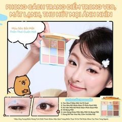 Bảng Phấn Mắt 9 Ô Colorkey Orange Capybara Nine Shades Eyeshadow