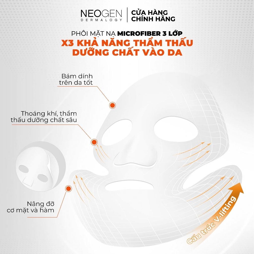 Mặt nạ giấy Neogen Dermalogy real Vitamin C 22%