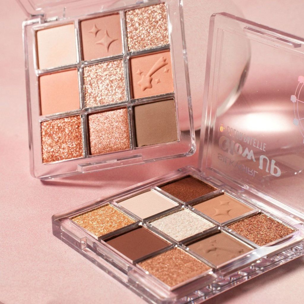 Bảng Phấn Mắt Silkygirl Glow Up 9-Color Palette 9 Ô