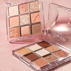 Bảng Phấn Mắt Silkygirl Glow Up 9-Color Palette 9 Ô