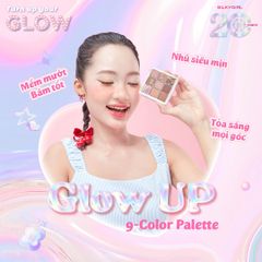 Bảng Phấn Mắt Silkygirl Glow Up 9-Color Palette 9 Ô