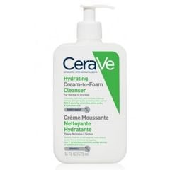 Sữa rửa mặt Cerave Dạng Kem Hydrating Cream-To-Foam Cleanser