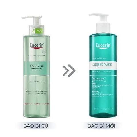 Gel Rửa Mặt Eucerin Dermopure Clinical cho Da Nhờn Mụn