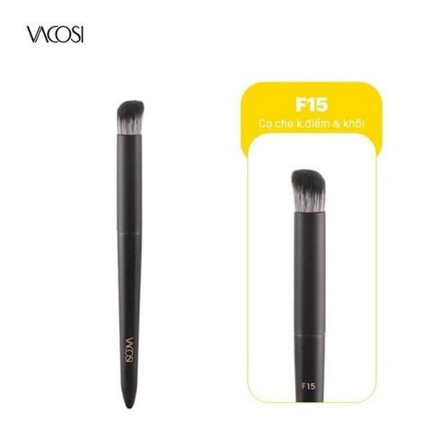 Cọ Che Khuyết Điểm Xéo Đầu Vacosi Round Concealer Brush - F15