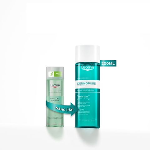 (New) Nước Hoa Hồng Eucerin Dermopure Clinical Purifying Toner 200ml