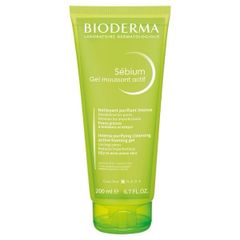 Gel Rửa Mặt Bioderma Sébium Gel Moussant Actif Làm Sạch Sâu, Giảm Mụn 200ml