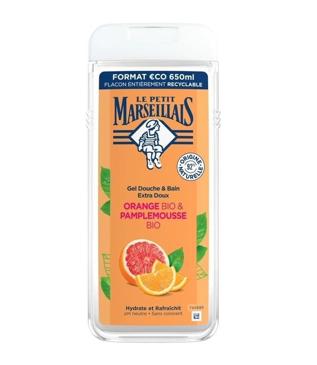 Sữa Tắm Thiên Nhiên Dạng Kem Le Petit Marseillais Gel 92% 650ml