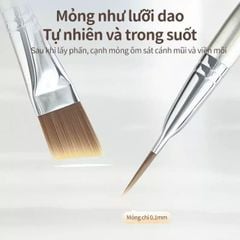 Cọ tán nền Guoxiaoniu Rose Gold Angled Foundation Brush #401