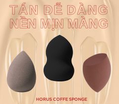 Mút Trang Điểm Horus Coffee Make Up Sponge