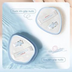 Bông Rửa Mặt Amortals Ocean 3.0 – Mút Tẩy Trang & Rửa Mặt PU Mềm Mịn, Tạo Bọt Nhanh, Thiết Kế Quai Đôi Chống Trượt