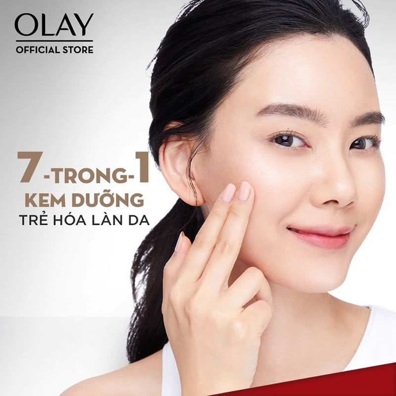 Kem Dưỡng Olay Ngăn 7 Dấu Hiệu Lão Hóa Da Total Effects 7 in One Cream 50g