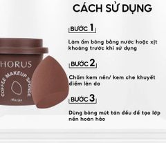Mút Trang Điểm Horus Coffee Make Up Sponge