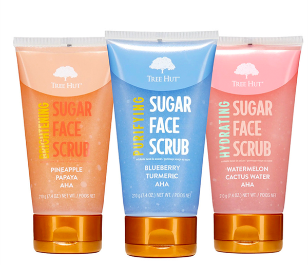 Tẩy TBC mặt Tree Hut sugar face 210gr