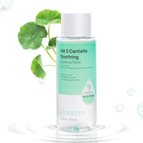 Nước hoa hồng Freska HA5 Centella soothing Essence 210ml