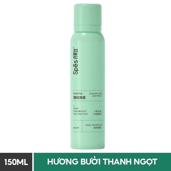 Dầu Gội Khô SPES Làm Sạch, Tóc Bồng Bềnh, Không Bết Tóc Washing-free Hair Spray 150ml