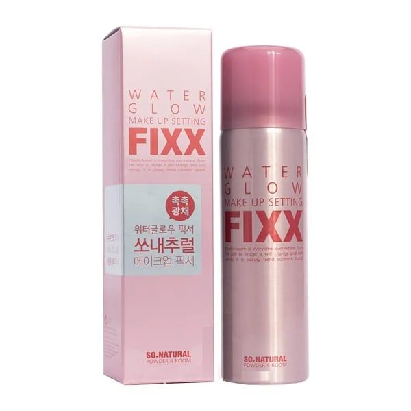 Xịt Makeup So Natural Fixx Water Glow 75ml