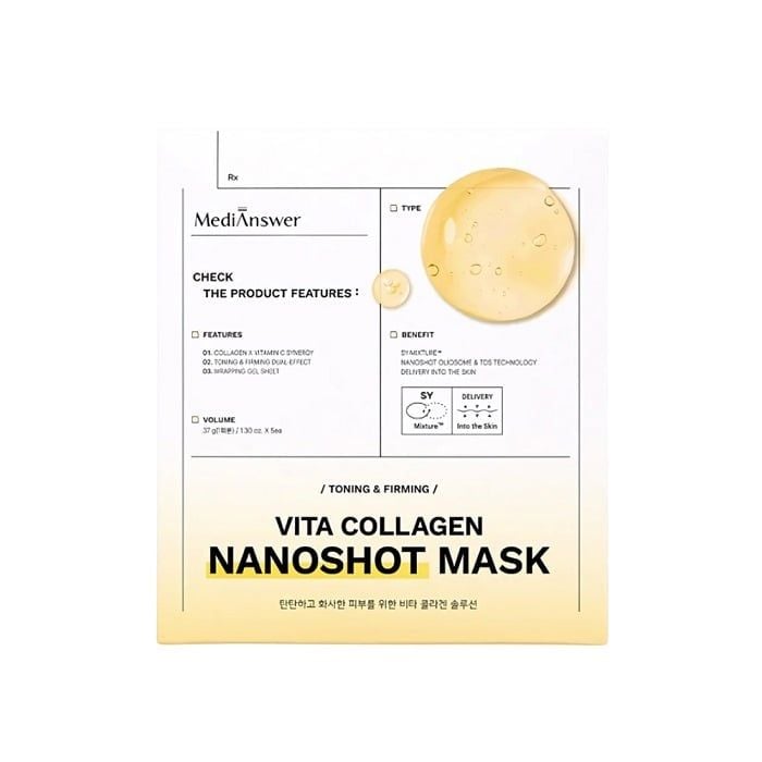 Mặt Nạ Thạch Medianswer Collagen NanoShot Mask