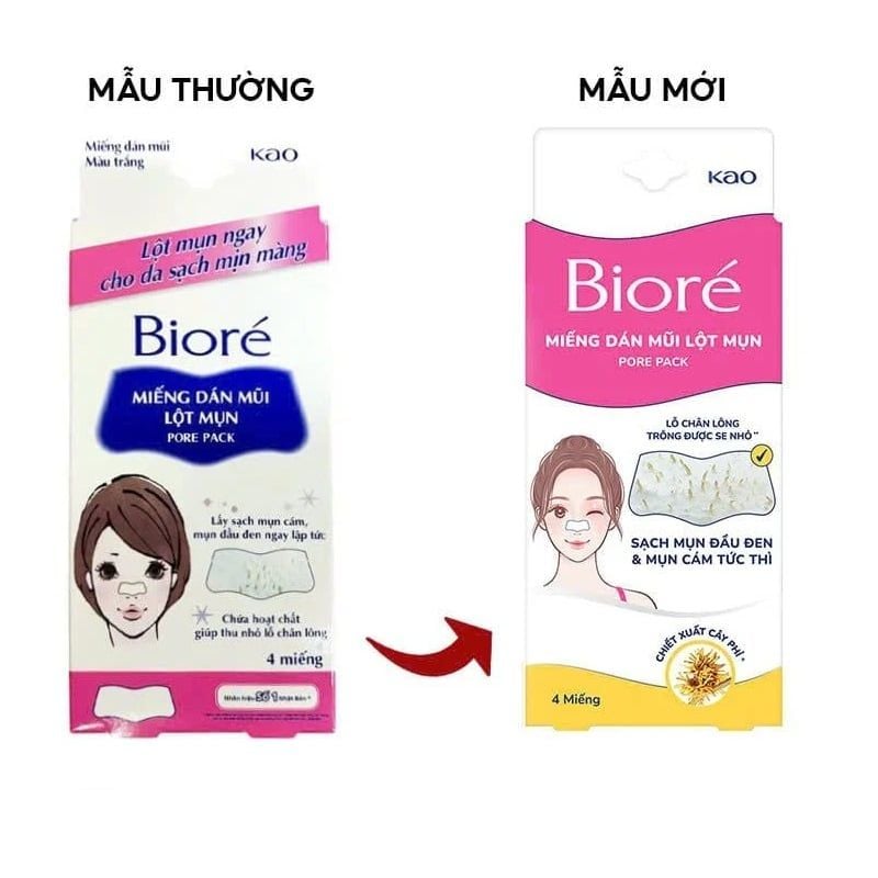 Miếng Dán Mũi Lột Mụn Biore Pore Pack 4.9