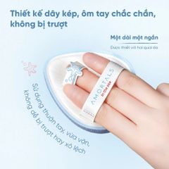 Bông Rửa Mặt Amortals Ocean 3.0 – Mút Tẩy Trang & Rửa Mặt PU Mềm Mịn, Tạo Bọt Nhanh, Thiết Kế Quai Đôi Chống Trượt