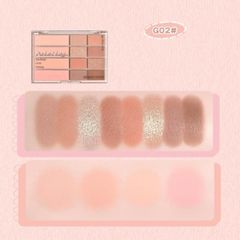 Bảng Phấn Mắt Má 12 Ô Gogo Tales Pink Mist Shoft Focus