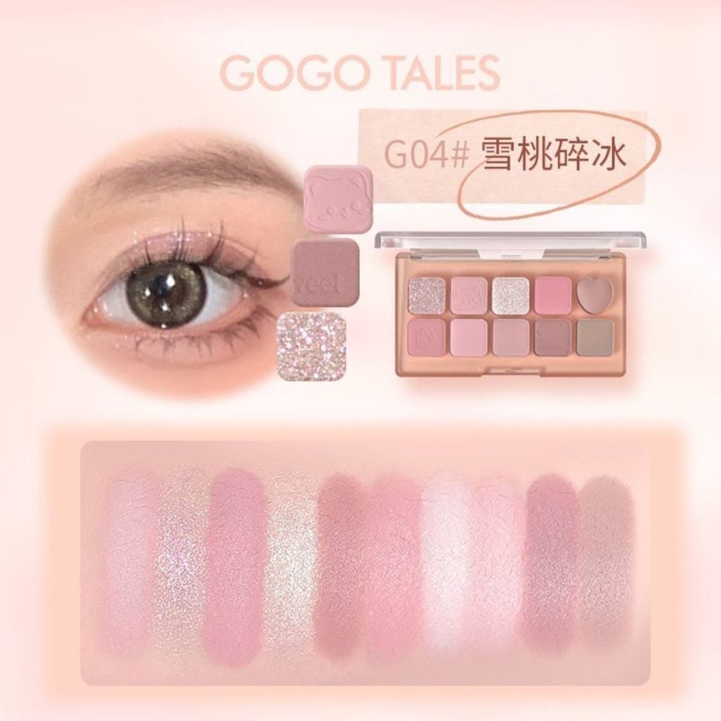 Bảng Phấn Mắt 10 Ô Gogo Tales Sweet Misty Eyeshadow Palette