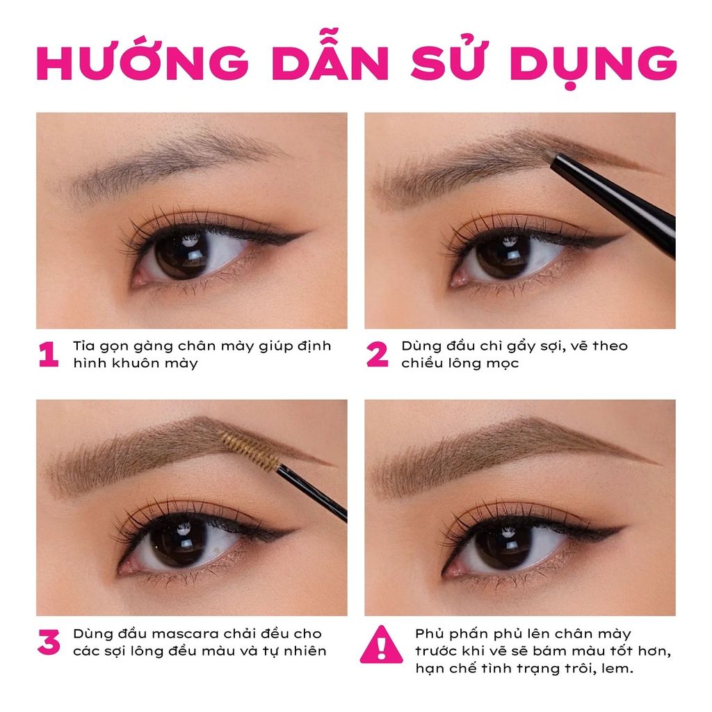 Chì Kẻ Mày Hai Đầu Tiện Lợi Cho Lông Mày Hoàn Hảo Lemonade Want It Got It Dual Eyebrow