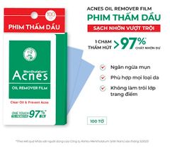 Phim Thấm Dầu Acnes Oil Remover Film 100 Tờ