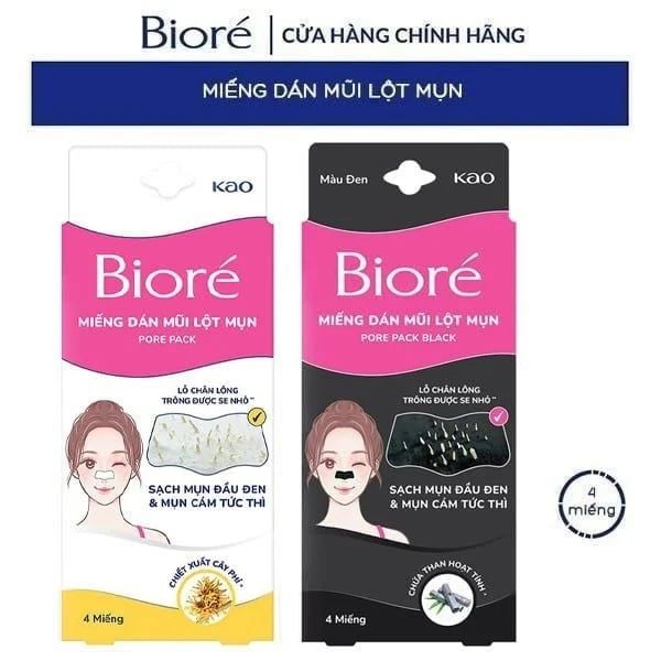 Miếng Dán Mũi Lột Mụn Biore Pore Pack 4.9