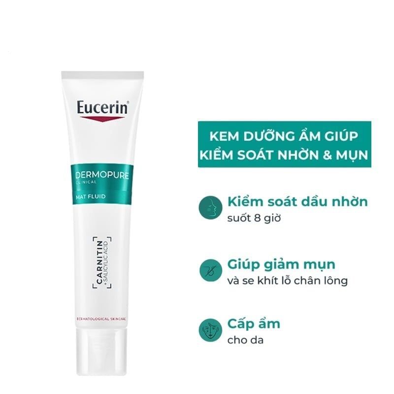 Kem Dưỡng Eucerin Giúp Làm Giảm Dầu & Mụn 40ml