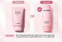 Kem chống nắng The Saem eco earth Pink Sun Cream SPF50+/PA++++