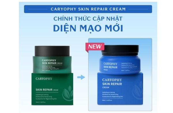 Kem Dưỡng Caryophy Cấp Ẩm Và Phục Hồi Da Skin Repair Cream 40ml