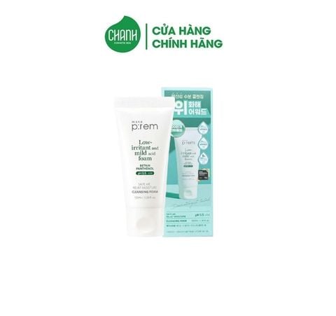 Sữa Rửa Mặt Make P:rem Safe Me Relief Moisture Cleansing Foam 100ml