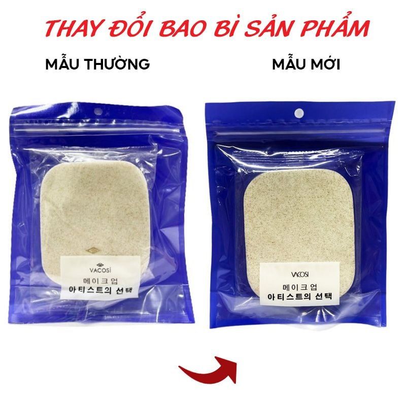 Bông Rửa Mặt Bọt Biển Vacosi BP26