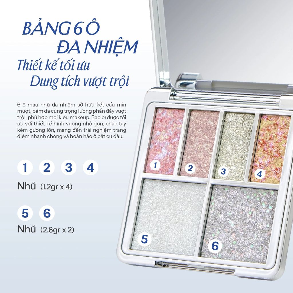 Phấn Mắt Lemonade Aesthetic Multi-Task Palette - Full On