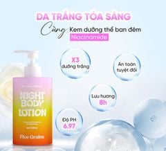 Sữa Dưỡng Thể Five Grains Niacinamide Night Body Lotion Ban Đêm 500ml