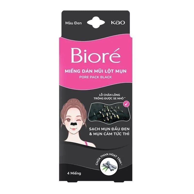 Miếng Dán Mũi Lột Mụn Biore Pore Pack 4.9