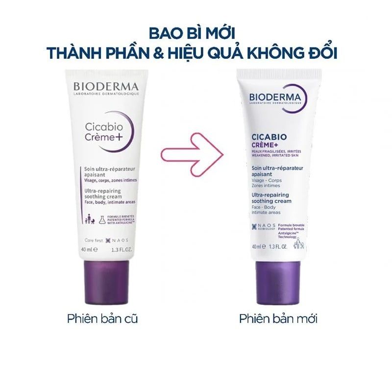 Kem Phục Hồi Da Bioderma Cicabio Cream+ 40ml