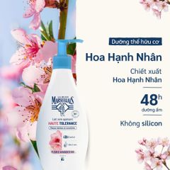 Sữa dưỡng thể Hữu Cơ Le Petit Marseillais 95% Thiên Nhiên Dưỡng Ẩm 48h 250ml