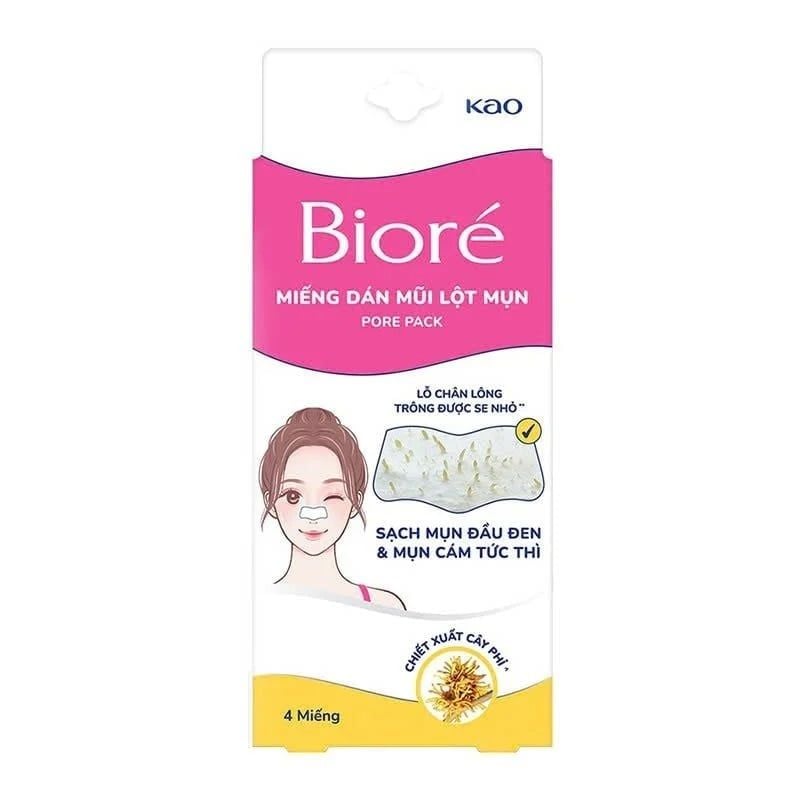 Miếng Dán Mũi Lột Mụn Biore Pore Pack 4.9