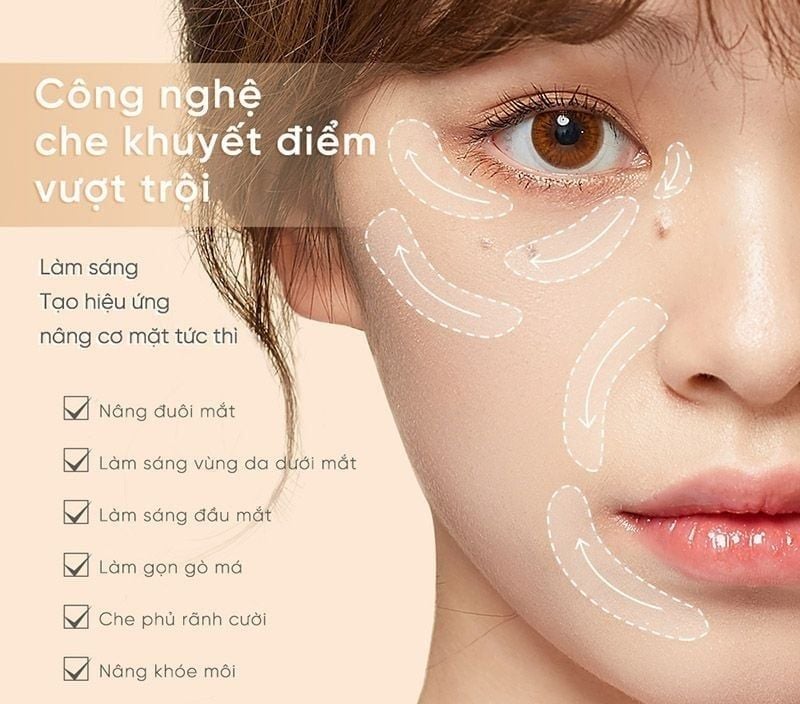 Kem Che Khuyết Điểm Judydoll Traceless Cloud-Touch Concealer