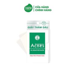 Giấy Thấm Dầu Acnes Kiểm Soát Nhờn, Ngừa Mụn 100 Tờ