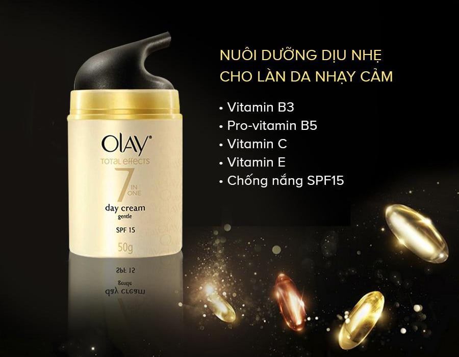 Kem Dưỡng Olay Ngăn 7 Dấu Hiệu Lão Hóa Da Total Effects 7 in One Cream 50g