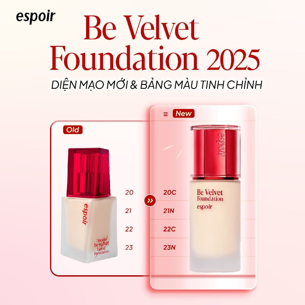 Kem nền Espoir Be Velvet Foundation 30g