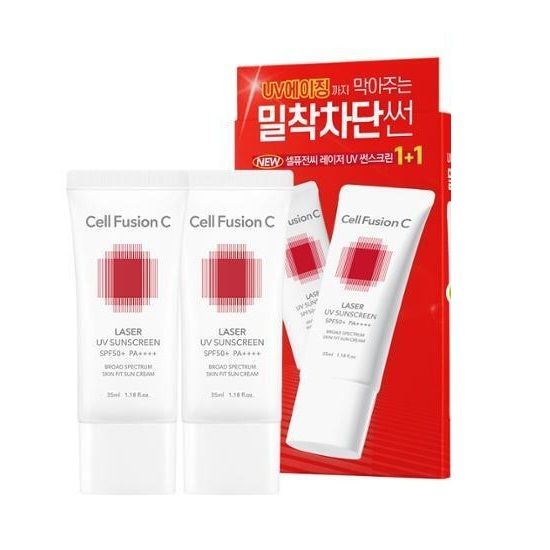 Combo Kem chống nắng Cell Fusion C Sunscreen 100 SPF 50+/PA+++ (Special Set 35ml x 2)