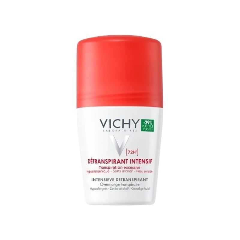 Lăn Khử Mùi Vichy Detranspirant Intensif 72H 48h Anti - Perspirant (50ml)