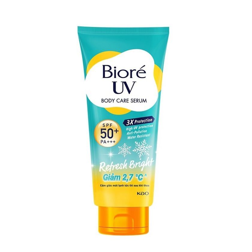 Serum Chống Nắng Dưỡng Thể Kháng Bụi Mát Lạnh Biore UV SPF 50+/PA+++