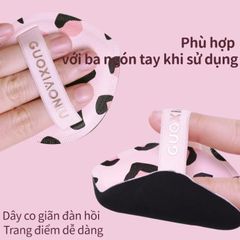 Mút Tán Nền Báo Đốm Guoxiaoniu Leopard Chubby Puff
